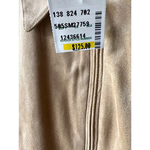 NWT Weatherproof Men’s Suede Bomber Jacket - XXL - Picture 3 of 9